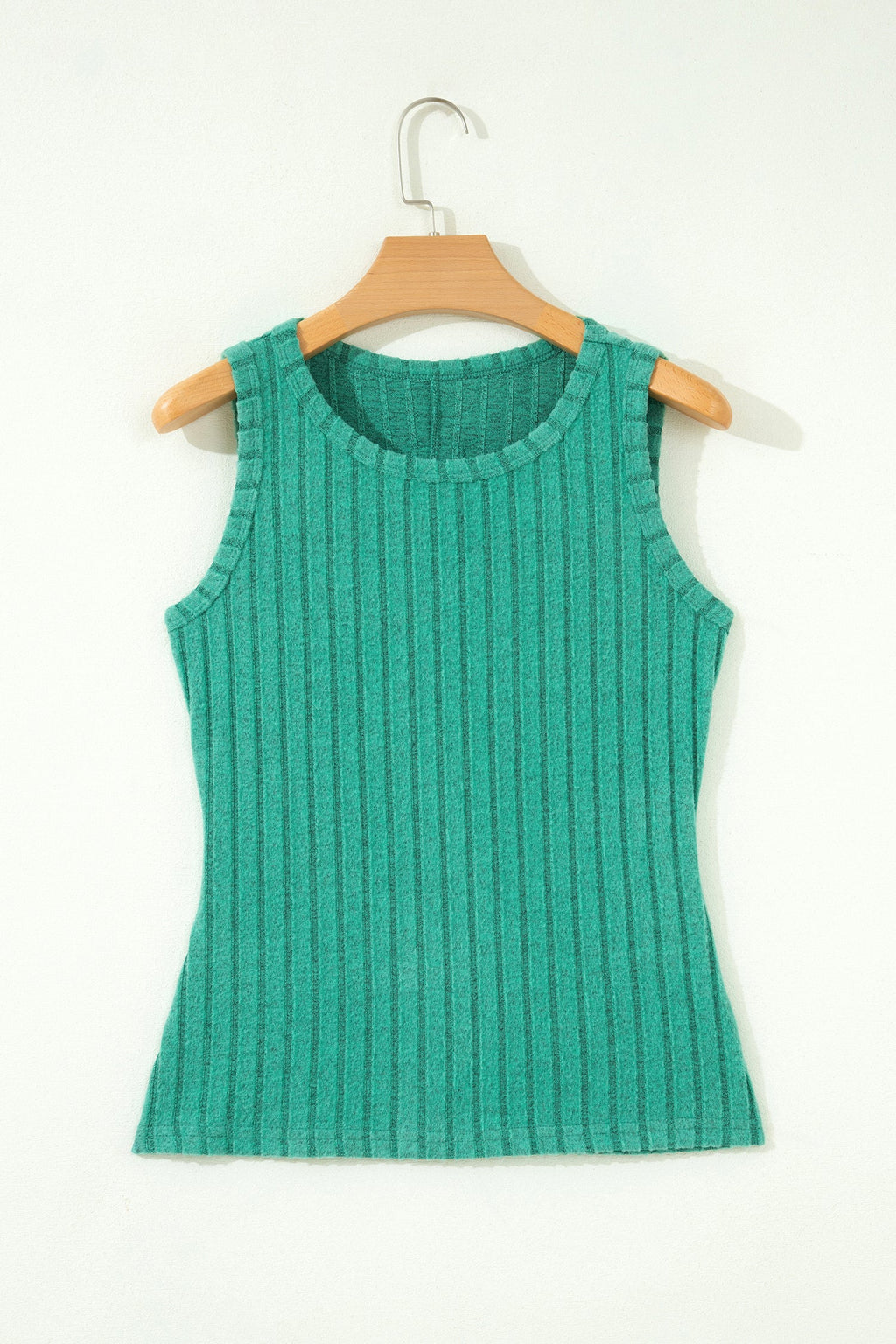 Noelia | Ribbed Mineral Washed Slim Fit Tank Top for Layering