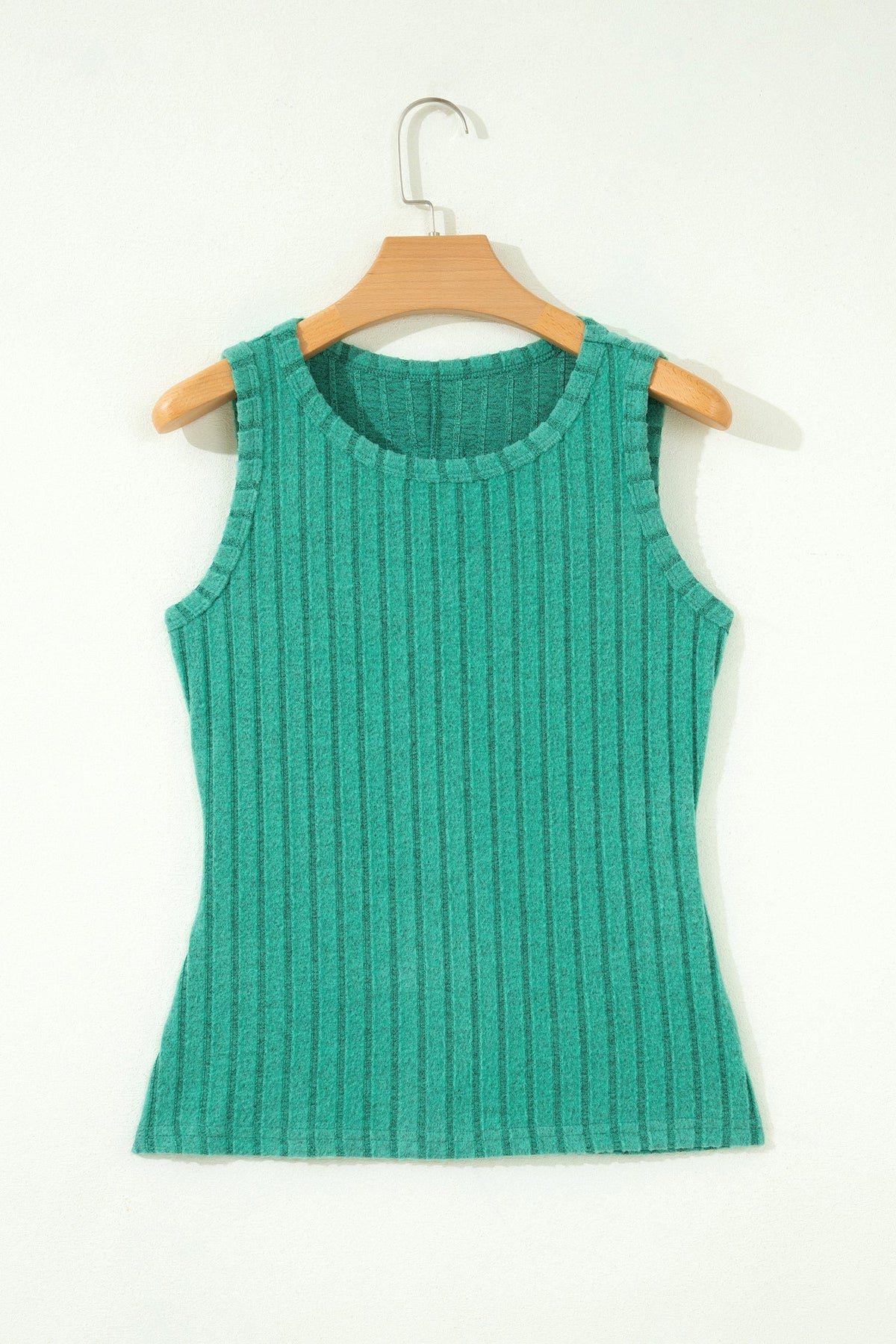 Noelia | Ribbed Mineral Washed Slim Fit Tank Top for Layering