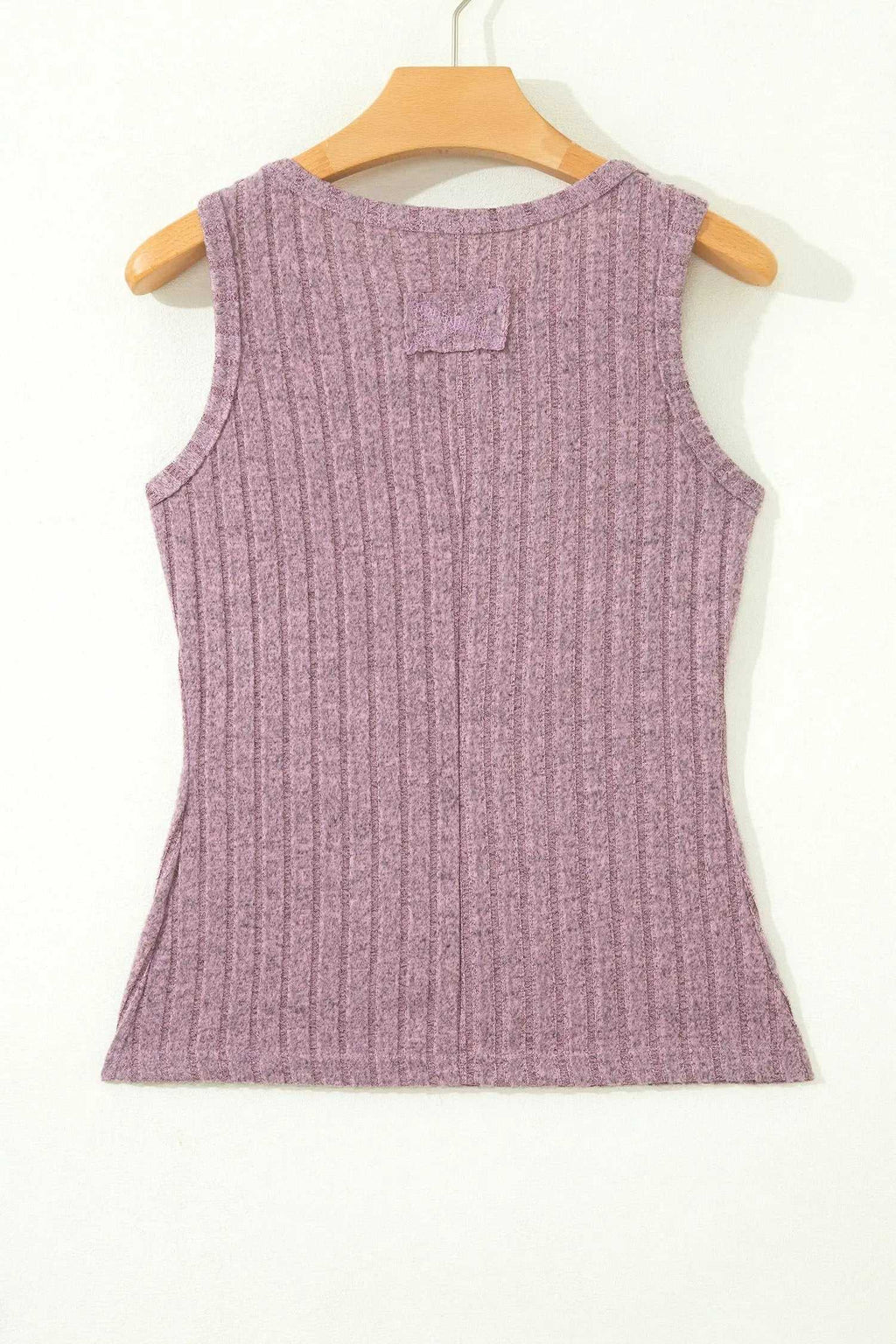 Noelia | Ribbed Mineral Washed Slim Fit Tank Top for Layering