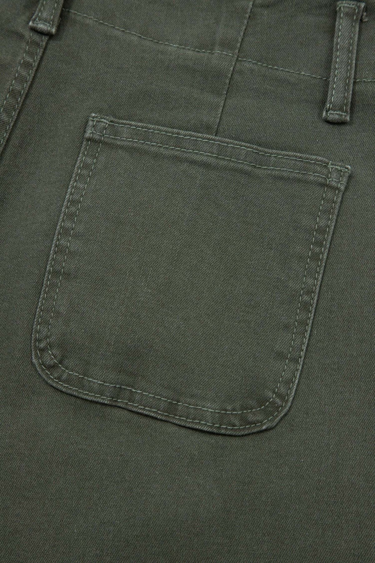 Bellina | High Rise Two Button Flare Jeans for Women with Clean Straight Seams