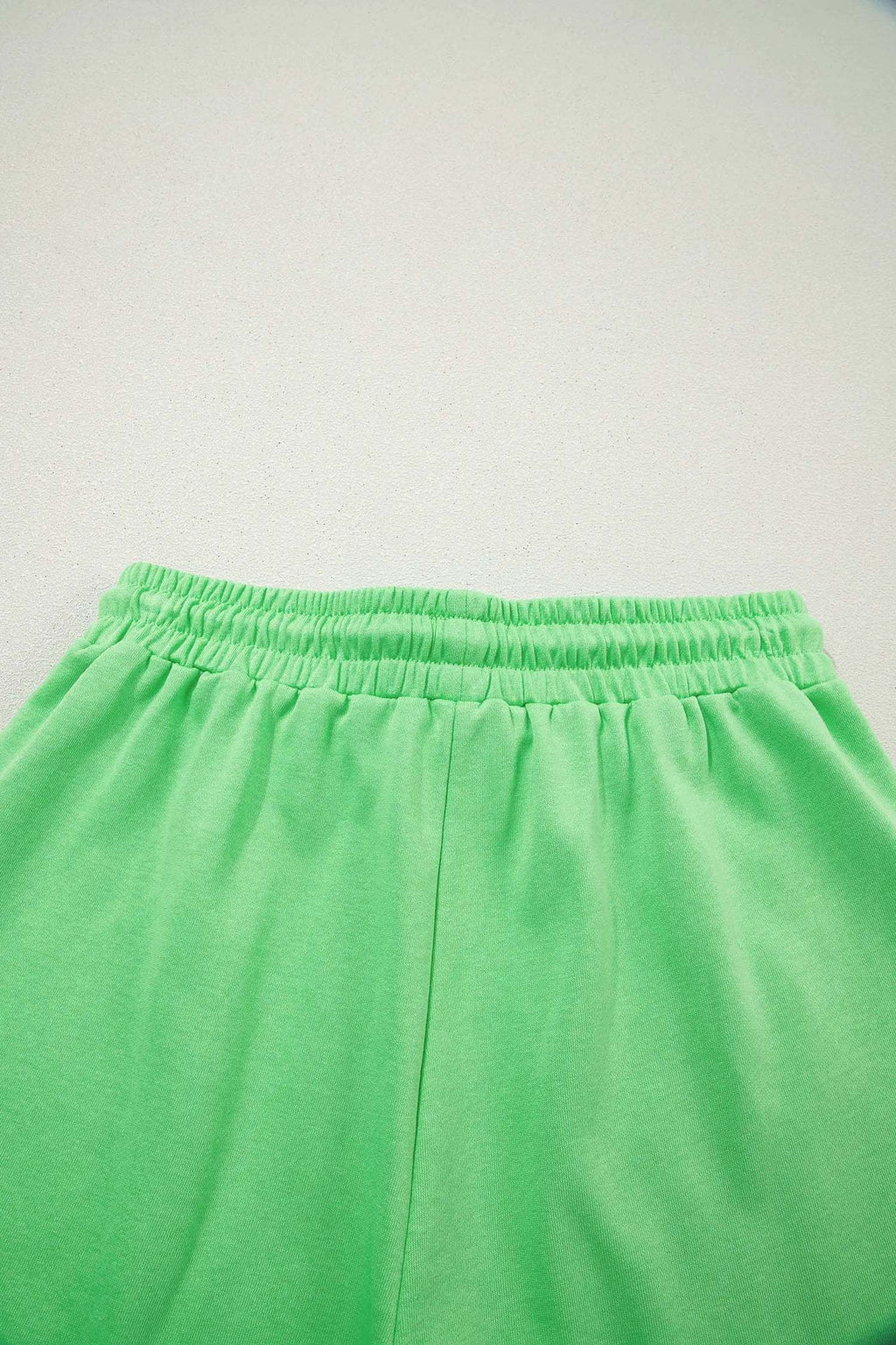 Paloma | Relaxed Blouson Top and Drawstring Shorts Two Piece Set