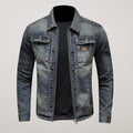 Lorenzi | Rigid Cotton Denim Jacket for Year Round Casual Layering