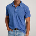 Salvino | Sun Faded Short Sleeve Polo for Beach Days and Casual Lunches