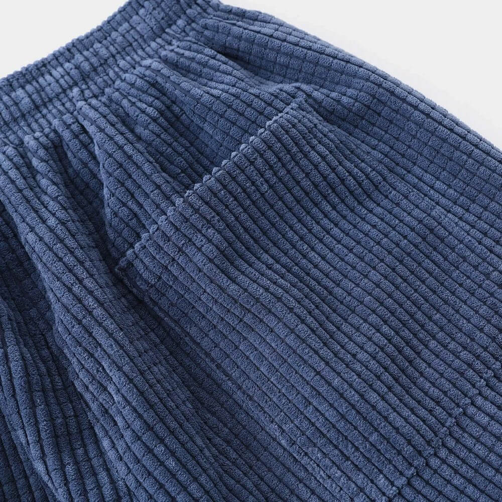 Corvino | Soft Velvet Tailored Pants for Men with Warm Cool Weather Comfort