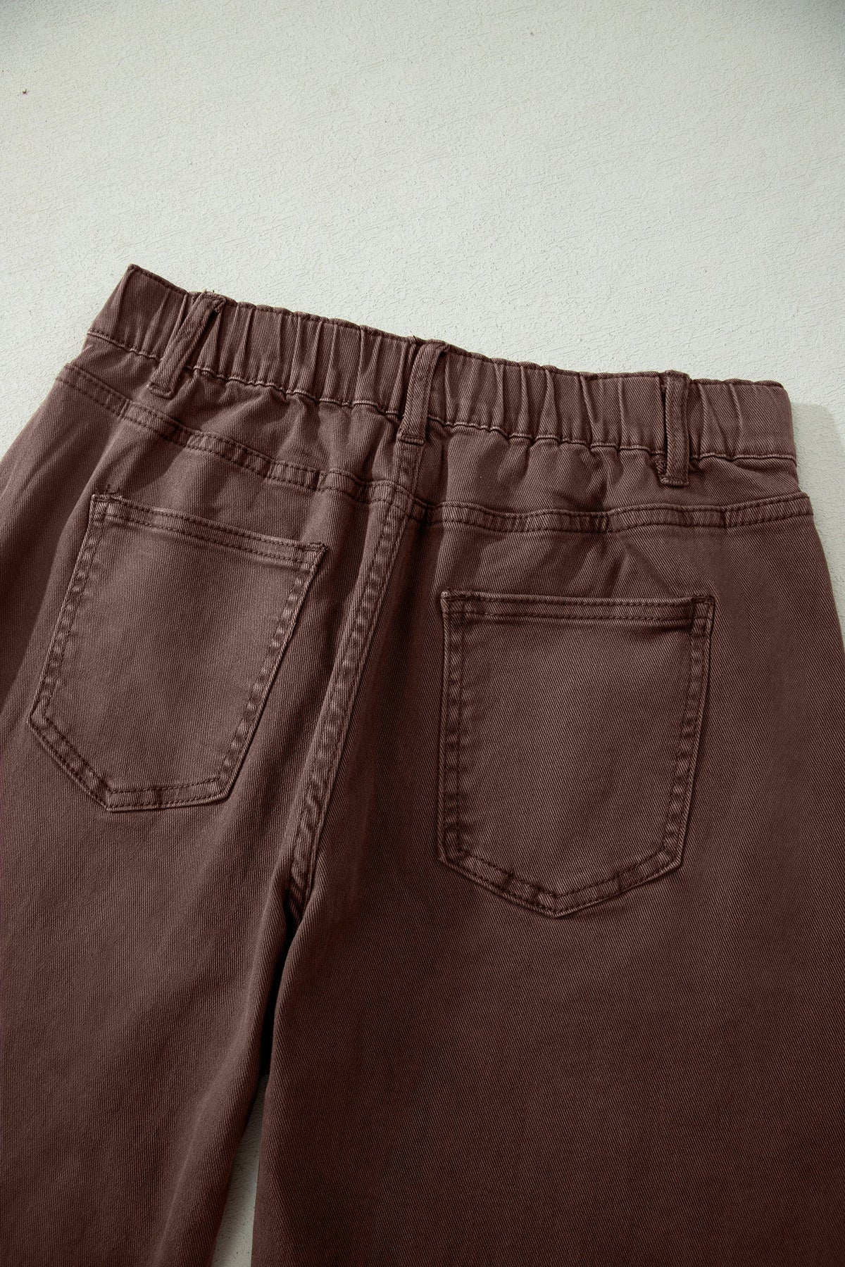 Romilly | Ankle Length Barrel Leg Jeans with Square Patch Pockets