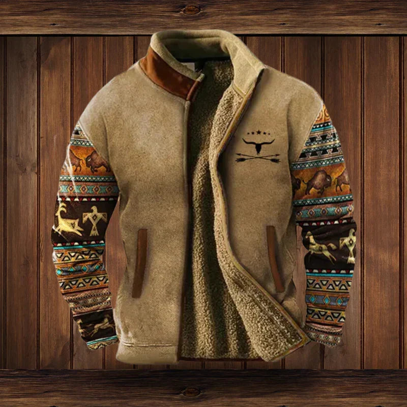 Ortano | Fleece Lined Zip Front Jacket for Cold Mornings and Outdoor Wear