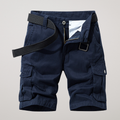 Delmare | Multi Pocket Utility Cargo Shorts for Outdoor Days and Travel