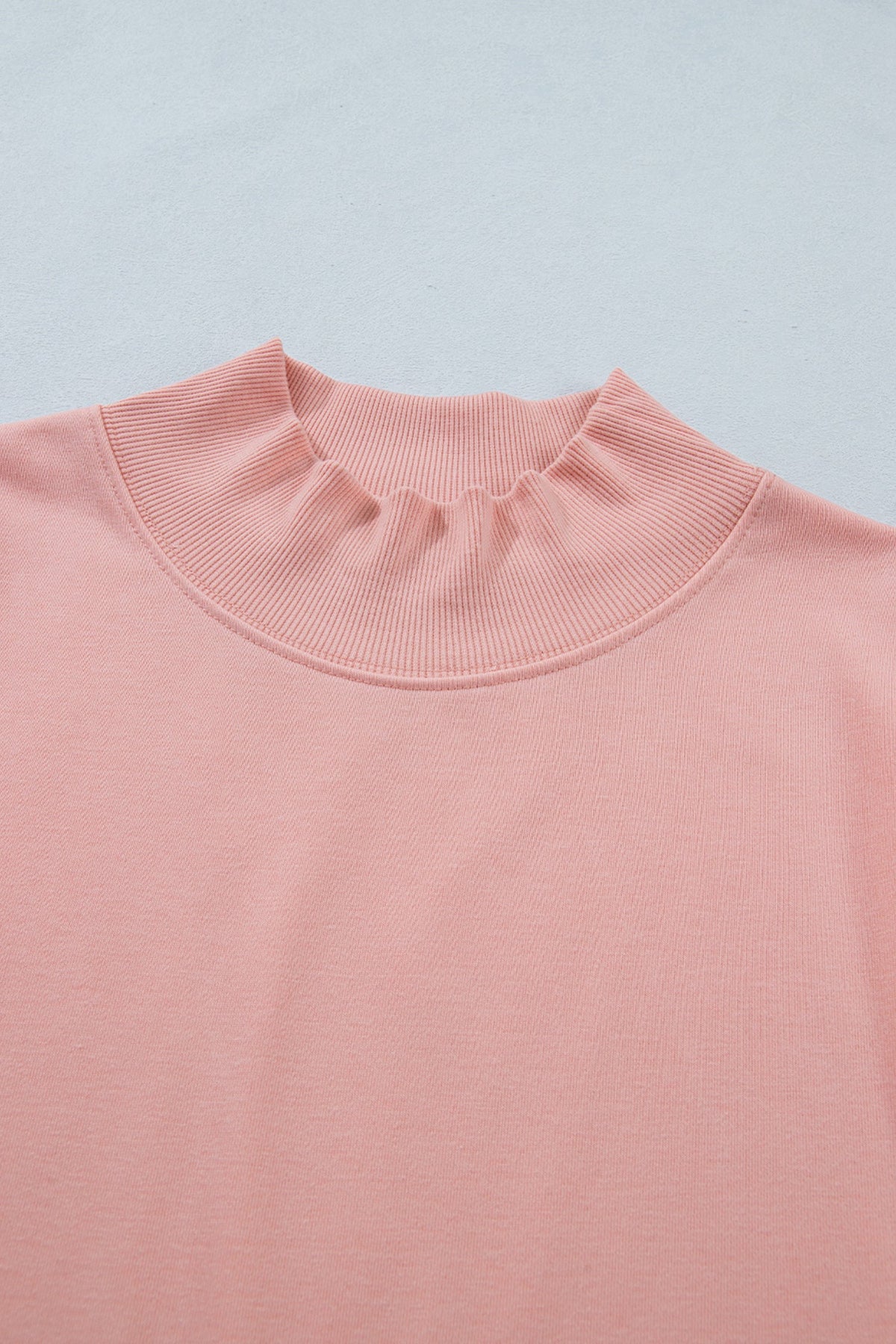Danae | Mock Neck Cap Sleeve Relaxed Top for Everyday Layering