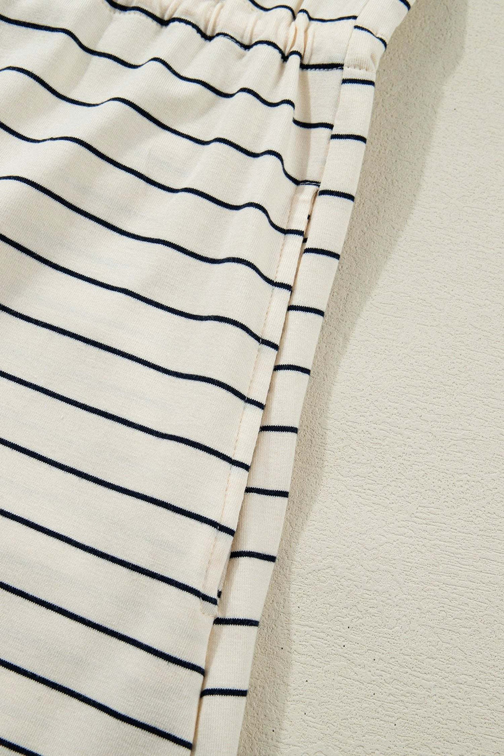 Dorothea | Striped Drawstring Tank Mini Dress with Side Pockets