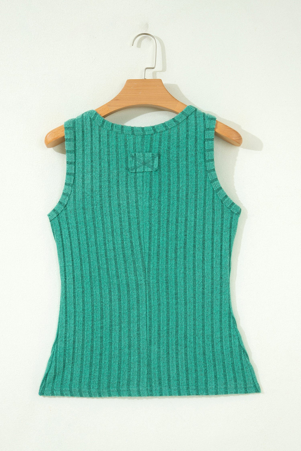 Noelia | Ribbed Mineral Washed Slim Fit Tank Top for Layering
