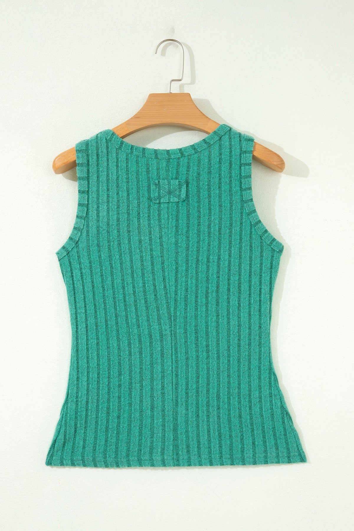 Noelia | Ribbed Mineral Washed Slim Fit Tank Top for Layering
