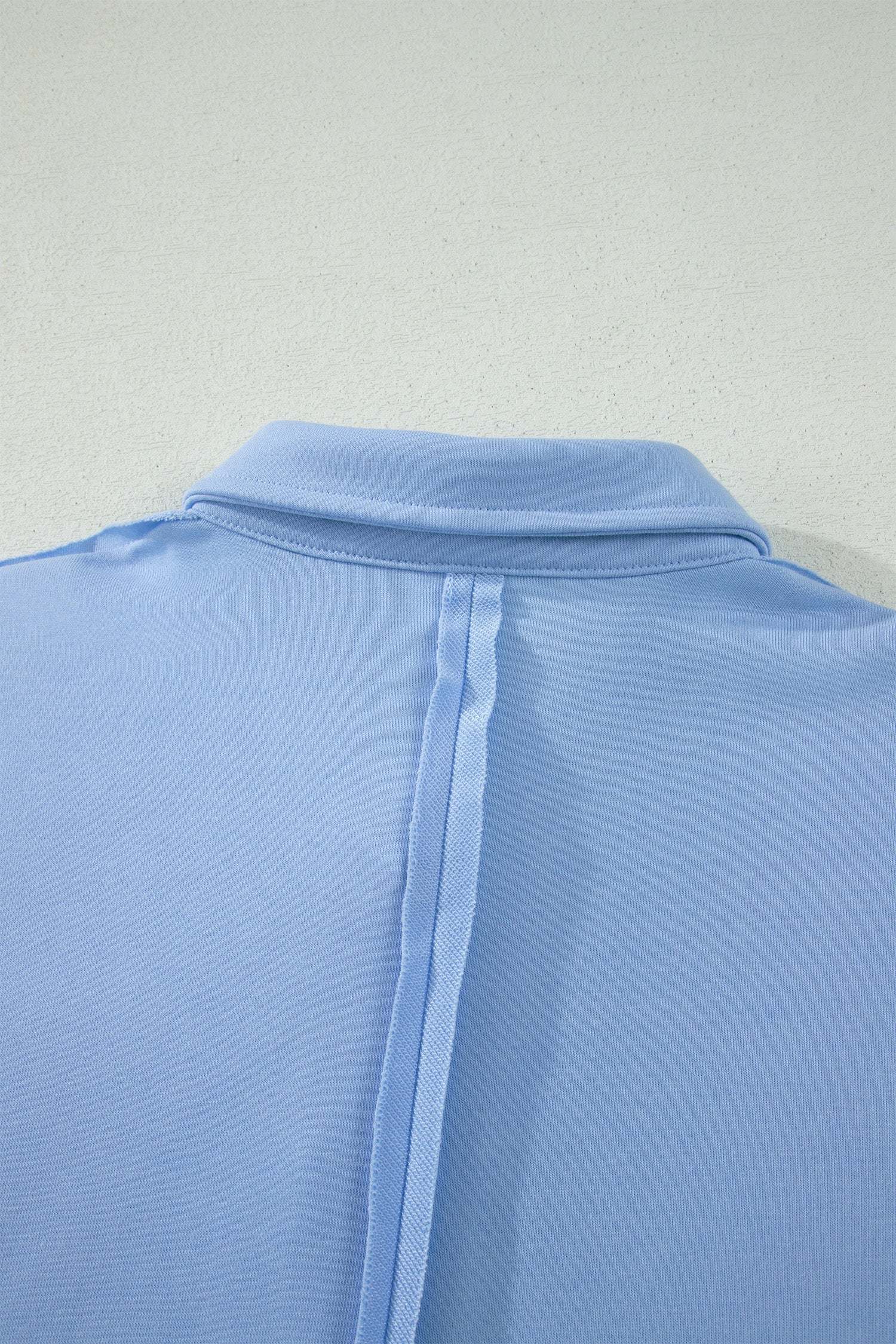 Serafina | Collared Polo Tee and Elastic Waist Shorts Two Piece Set