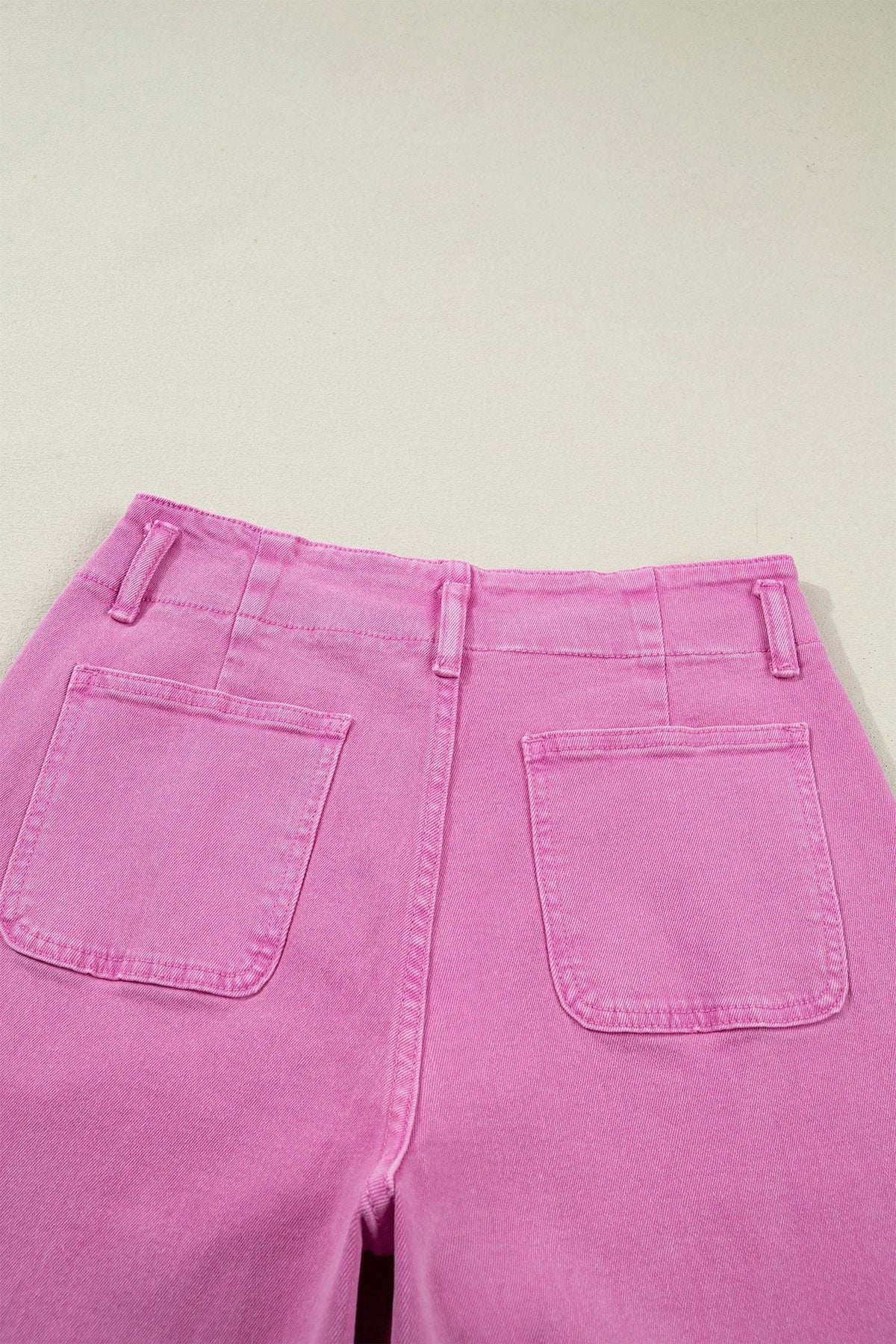 Bellina | High Rise Two Button Flare Jeans for Women with Clean Straight Seams