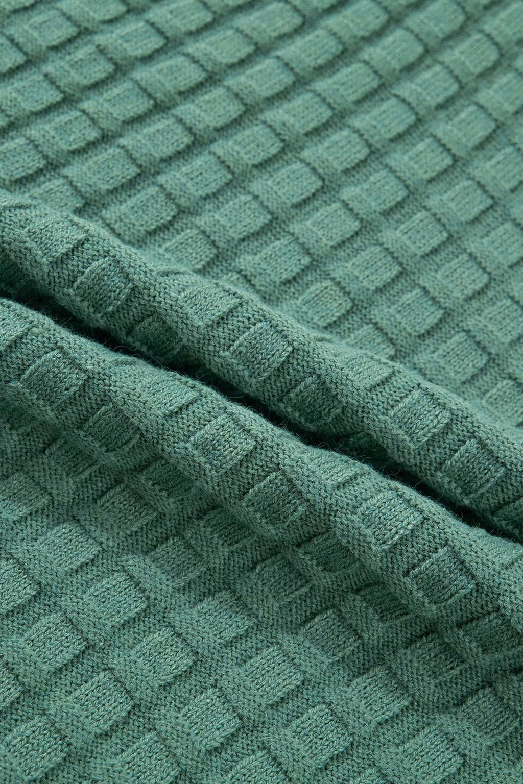 Yvaine | Textured Knit Short Sleeve Sweater in Extended Sizes