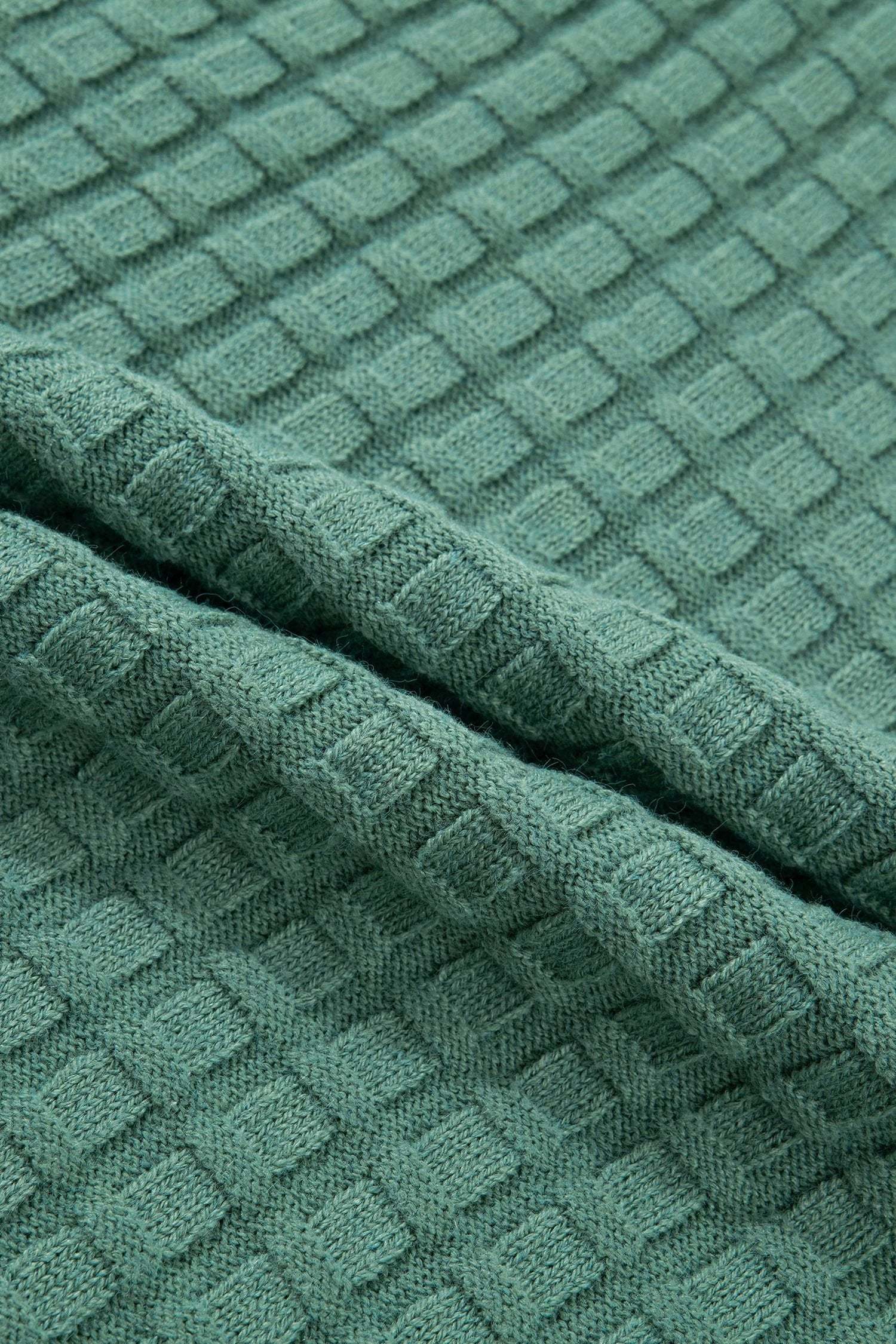 Yvaine | Textured Knit Short Sleeve Sweater in Extended Sizes