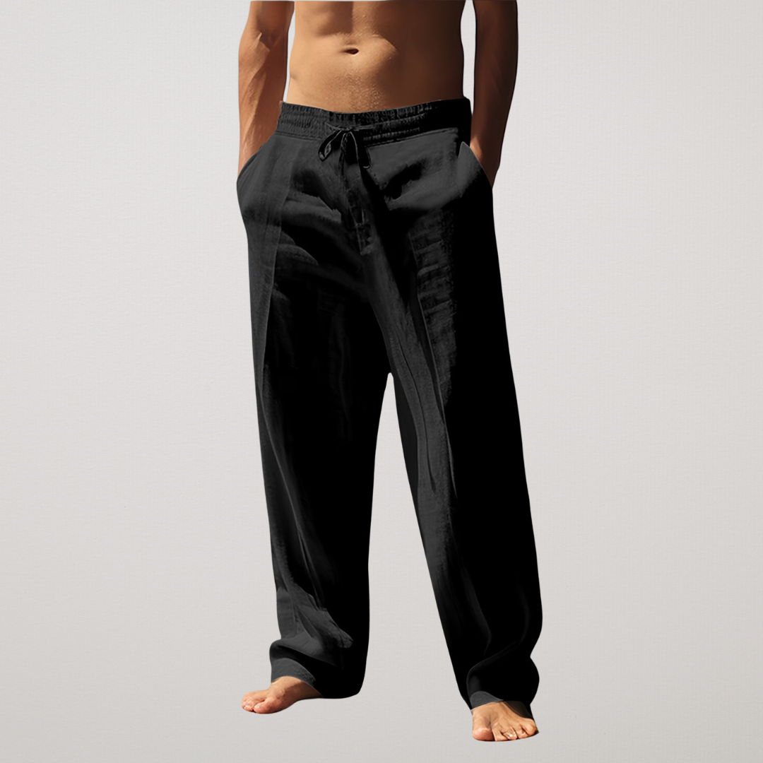 Ravelle | Relaxed Wide Leg Linen Trousers for Summer Comfort and Travel