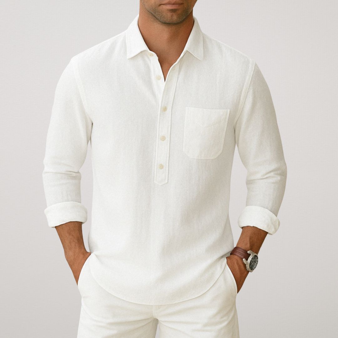 Pellino | Pure Washed Linen Shirt for Hot Days and Coastal Evenings
