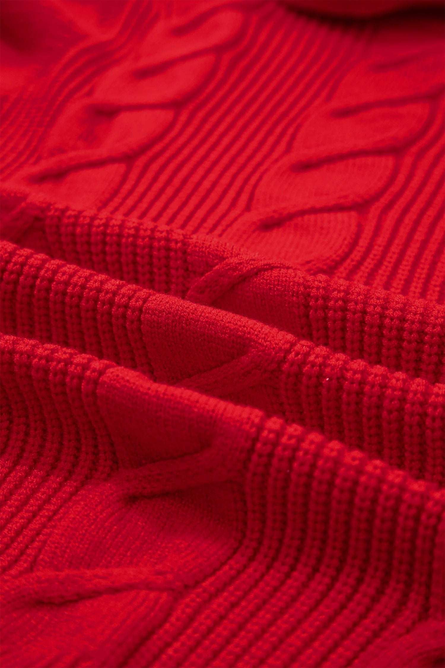 Elodie | Cable Knit Turtleneck Sweater with Ruffled Short Sleeves