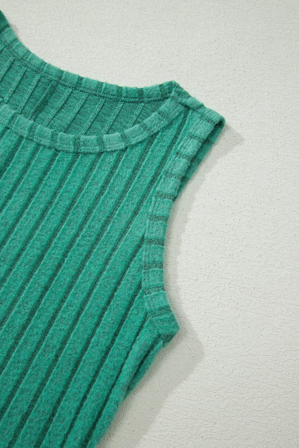 Noelia | Ribbed Mineral Washed Slim Fit Tank Top for Layering