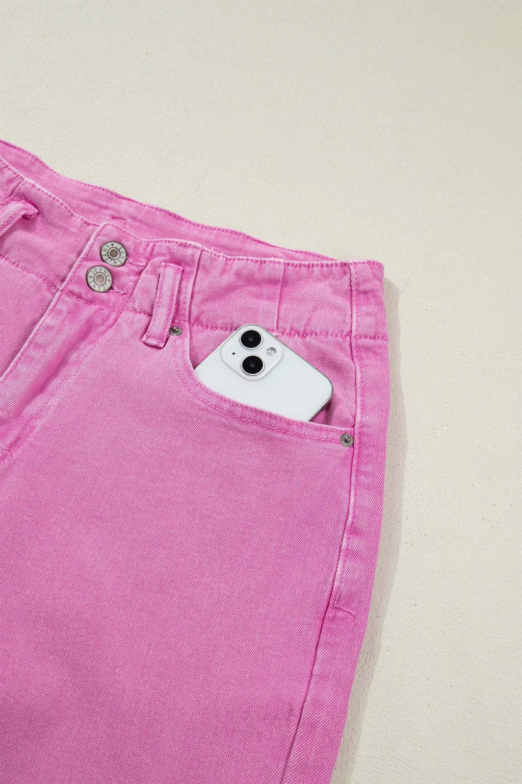 Bellina | High Rise Two Button Flare Jeans for Women with Clean Straight Seams