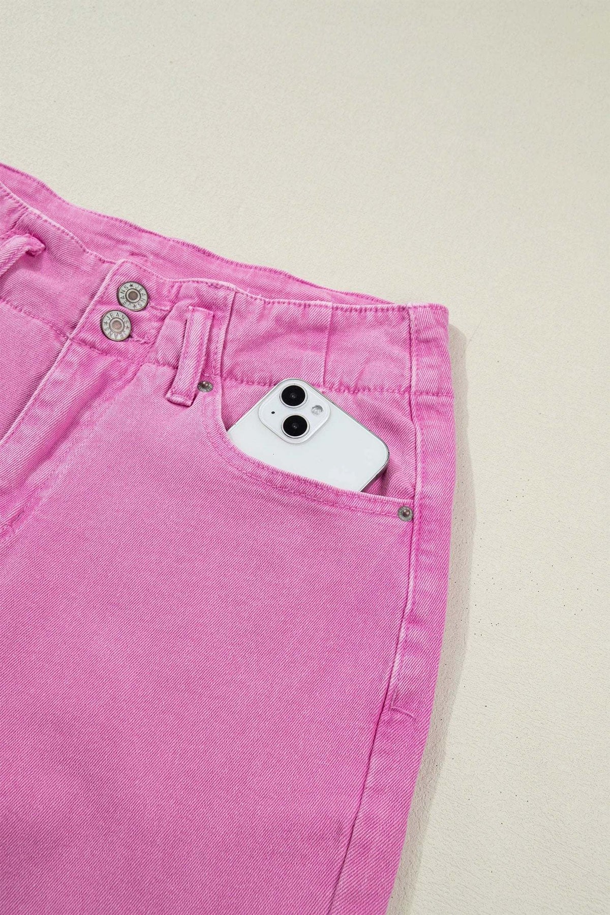 Bellina | High Rise Two Button Flare Jeans for Women with Clean Straight Seams