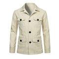Emiliano | Heavyweight Utility Cargo Jacket for Autumn Layering and Travel