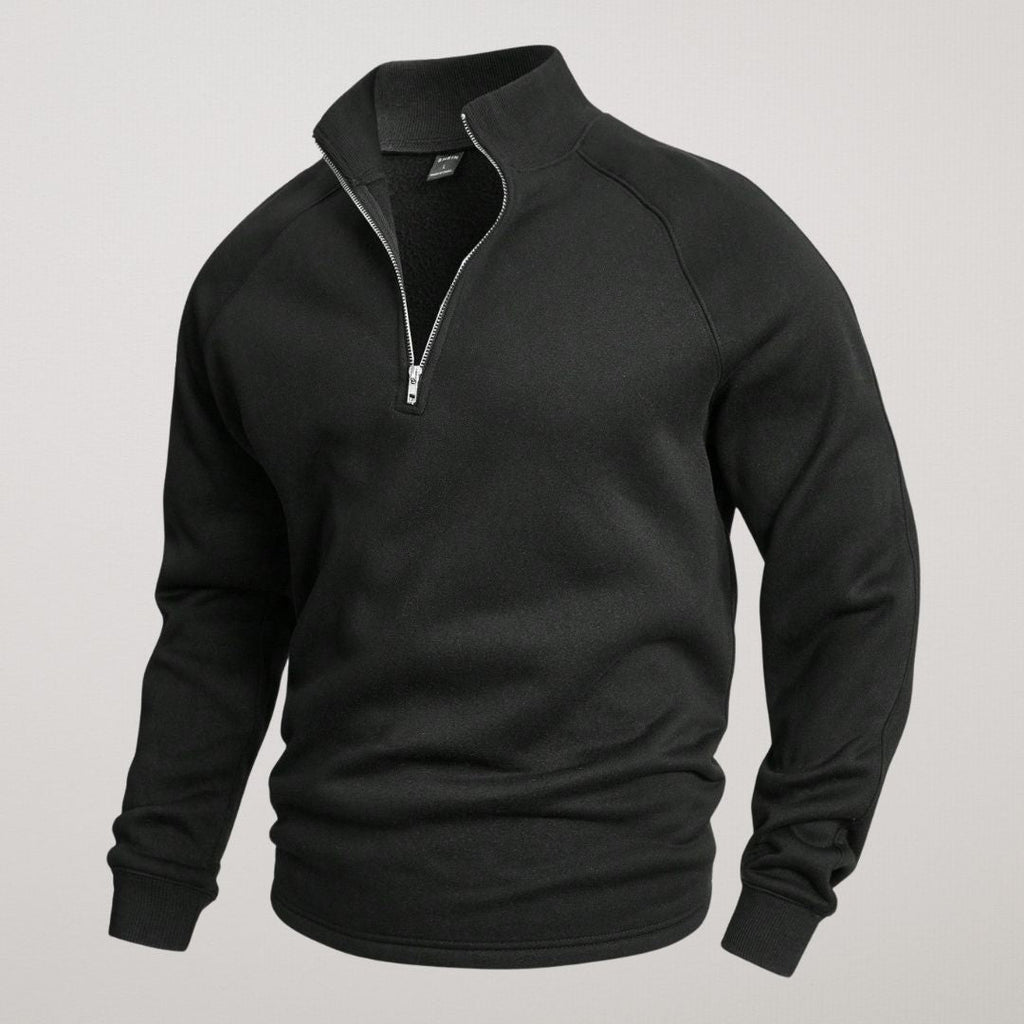 Novello | Soft Half Zip Funnel Neck Pullover for Everyday Warmth and Layering
