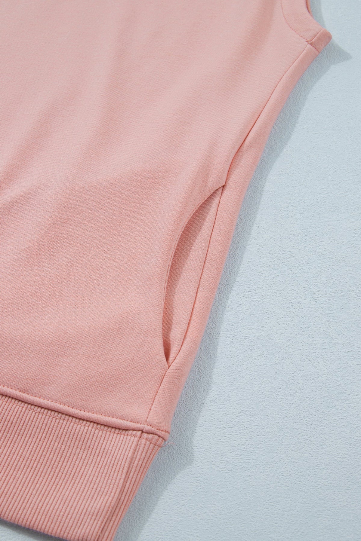 Danae | Mock Neck Cap Sleeve Relaxed Top for Everyday Layering
