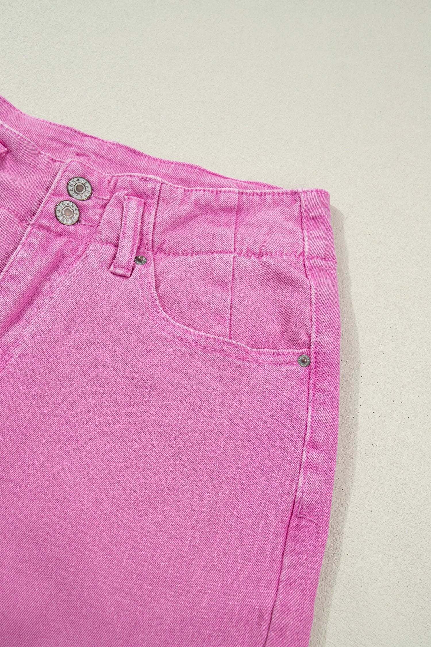 Bellina | High Rise Two Button Flare Jeans for Women with Clean Straight Seams