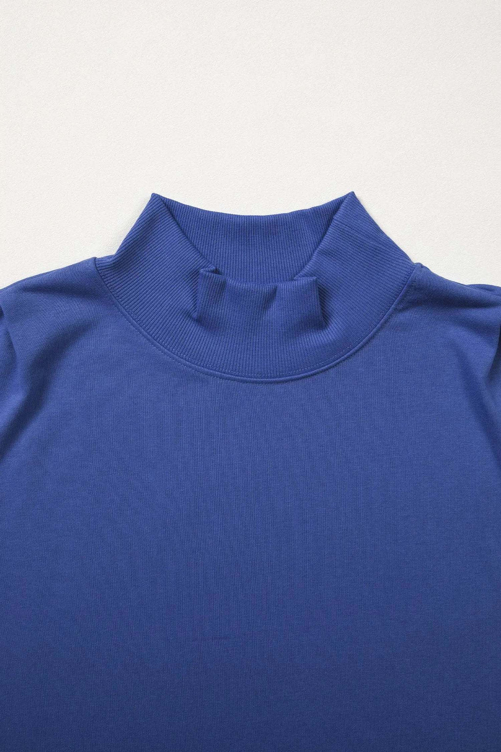 Danae | Mock Neck Cap Sleeve Relaxed Top for Everyday Layering