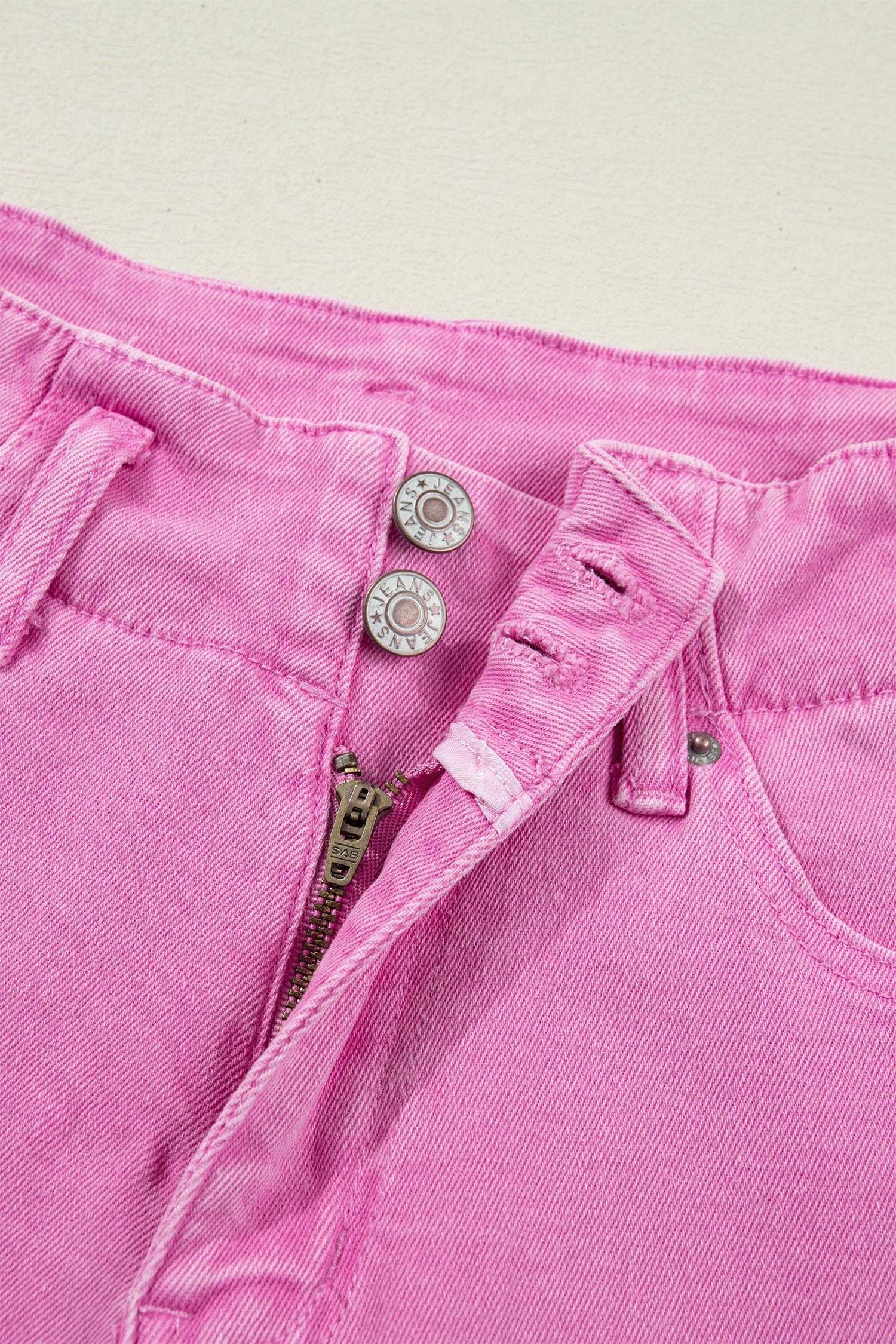Bellina | High Rise Two Button Flare Jeans for Women with Clean Straight Seams