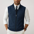 Sereno | Sleeveless Ribbed Knit Vest for Smart Layering Over Shirts