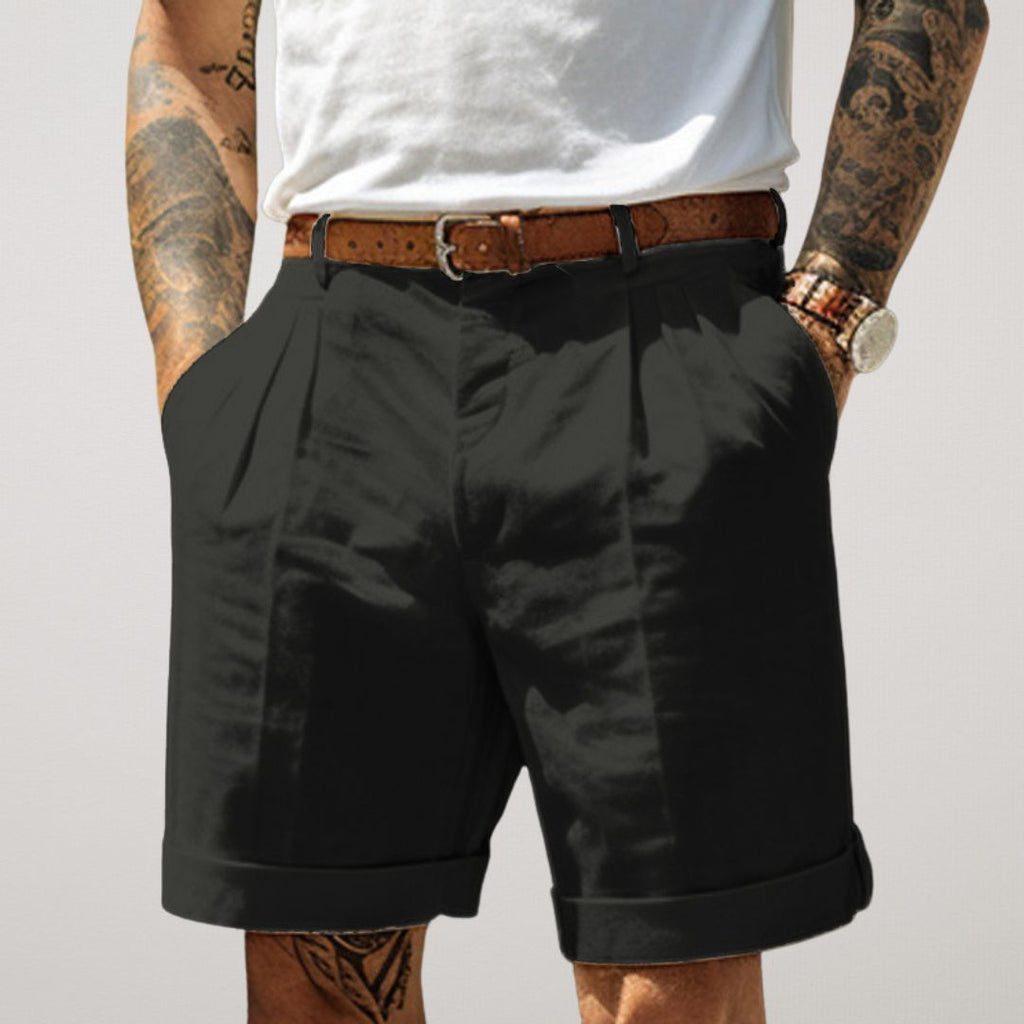 Cavallino | Pleated Front Tailored Summer Shorts for Smart Warm Weather Days