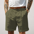Cavallino | Pleated Front Tailored Summer Shorts for Smart Warm Weather Days