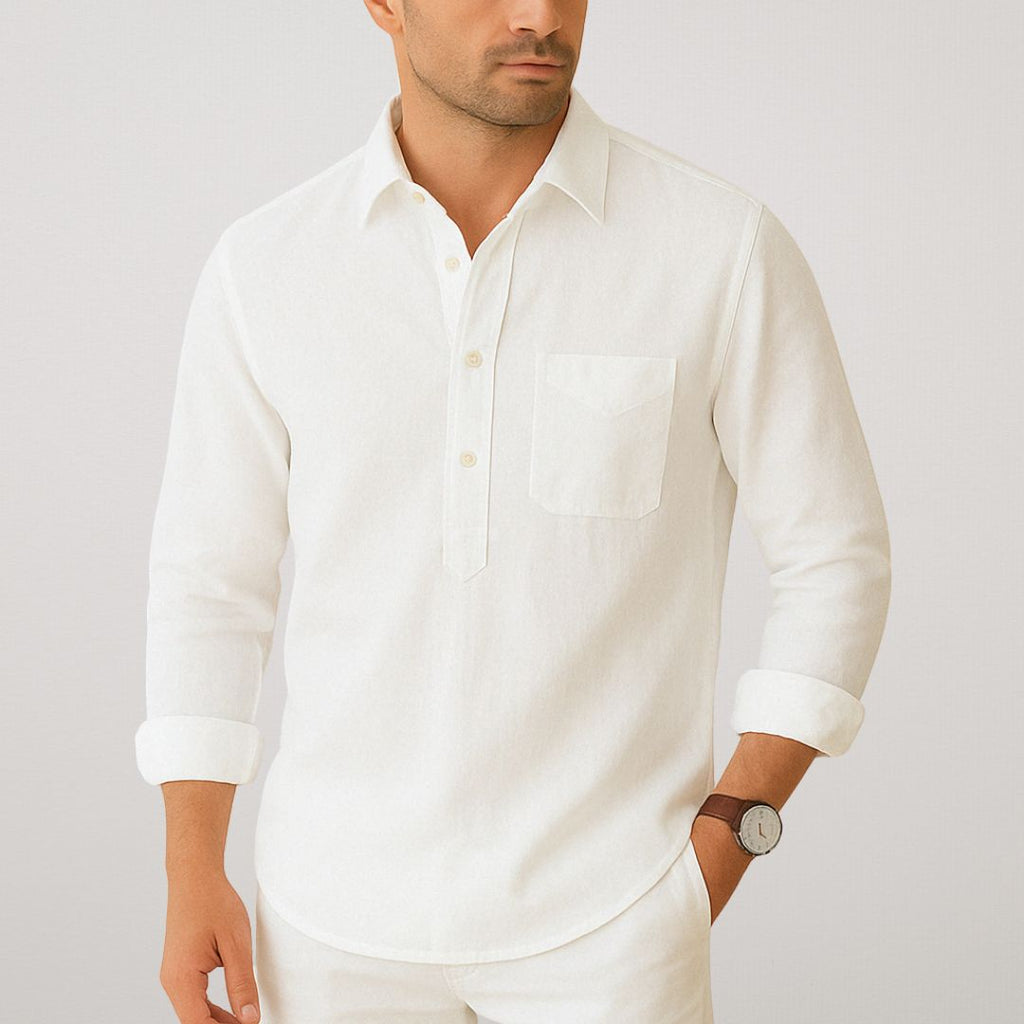 Pellino | Pure Washed Linen Shirt for Hot Days and Coastal Evenings