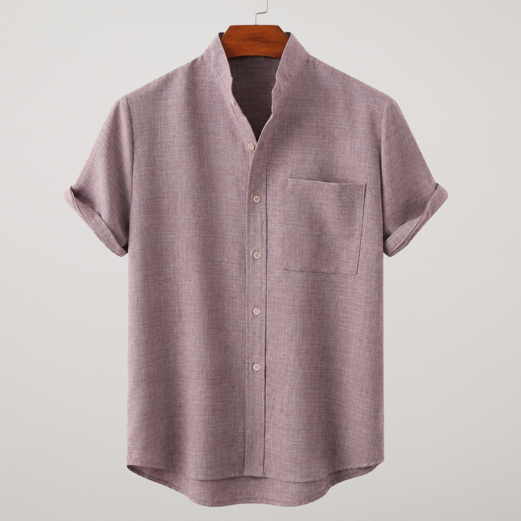 Terrano | Short Sleeve Camp Collar Shirt for Holiday and Poolside Days