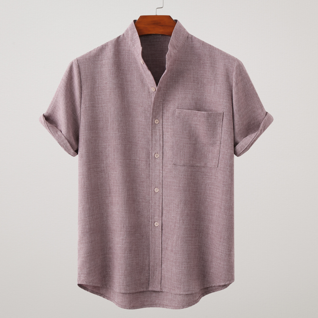 Terrano | Short Sleeve Camp Collar Shirt for Holiday and Poolside Days