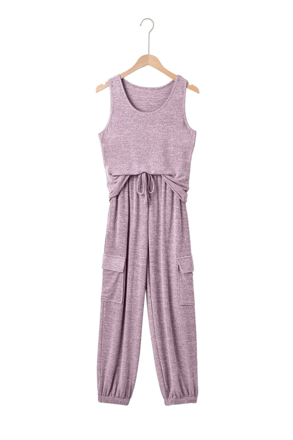 Verena | Sleeveless Tank and Drawstring Jogger Two Piece Set