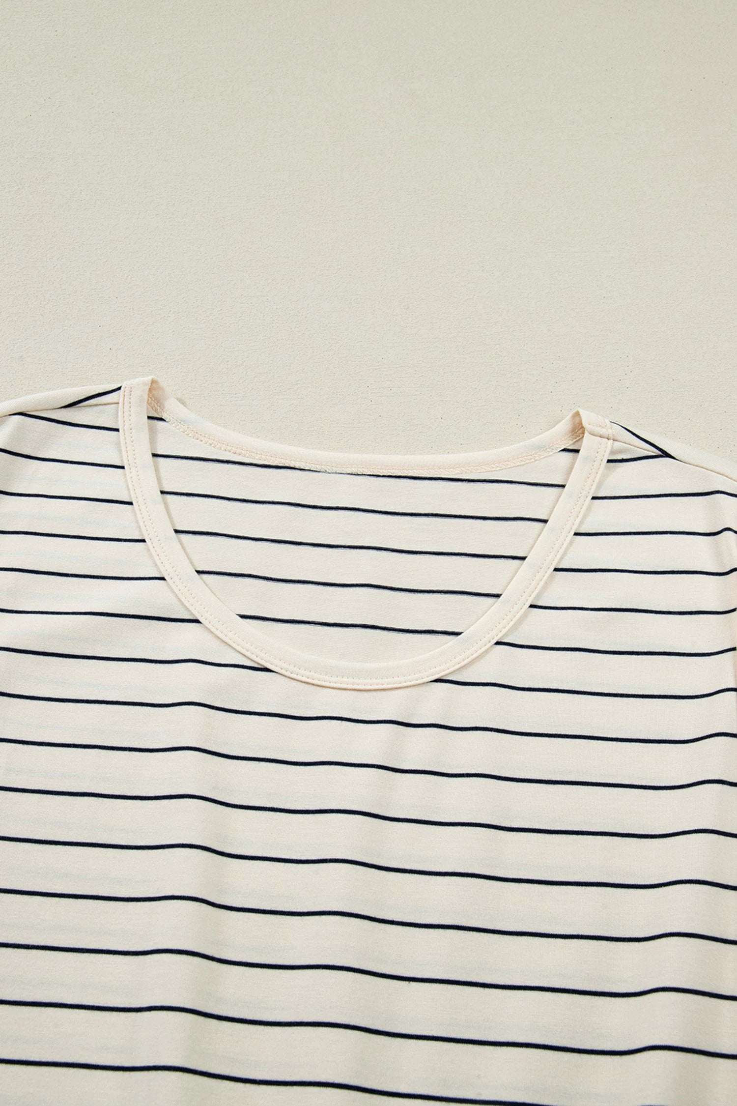Dorothea | Striped Drawstring Tank Mini Dress with Side Pockets
