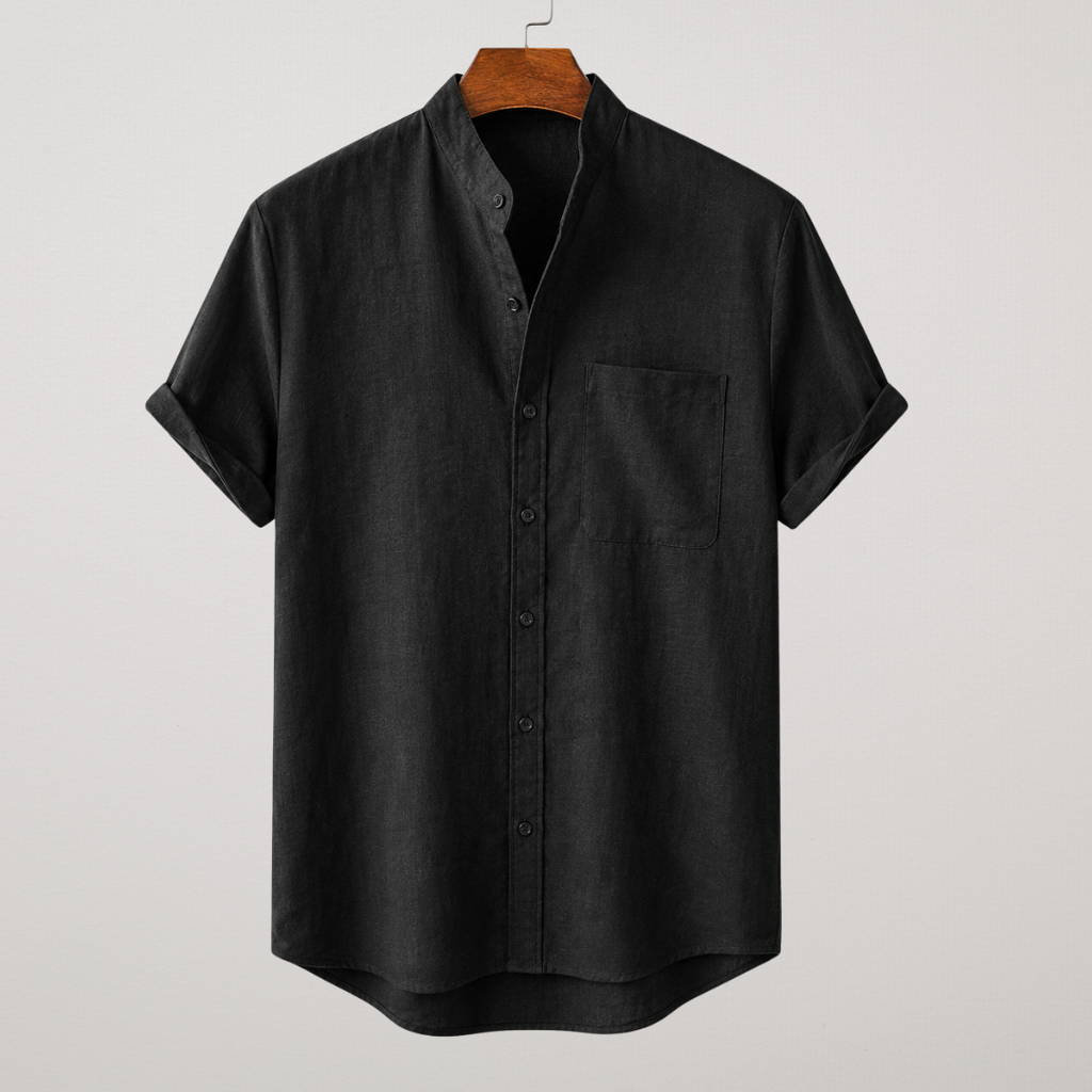 Terrano | Short Sleeve Camp Collar Shirt for Holiday and Poolside Days