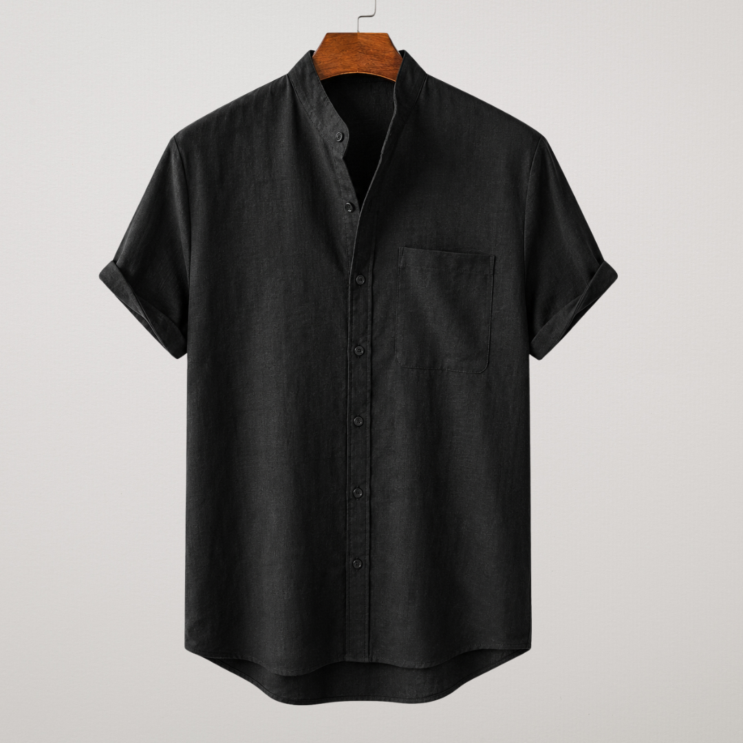 Terrano | Short Sleeve Camp Collar Shirt for Holiday and Poolside Days