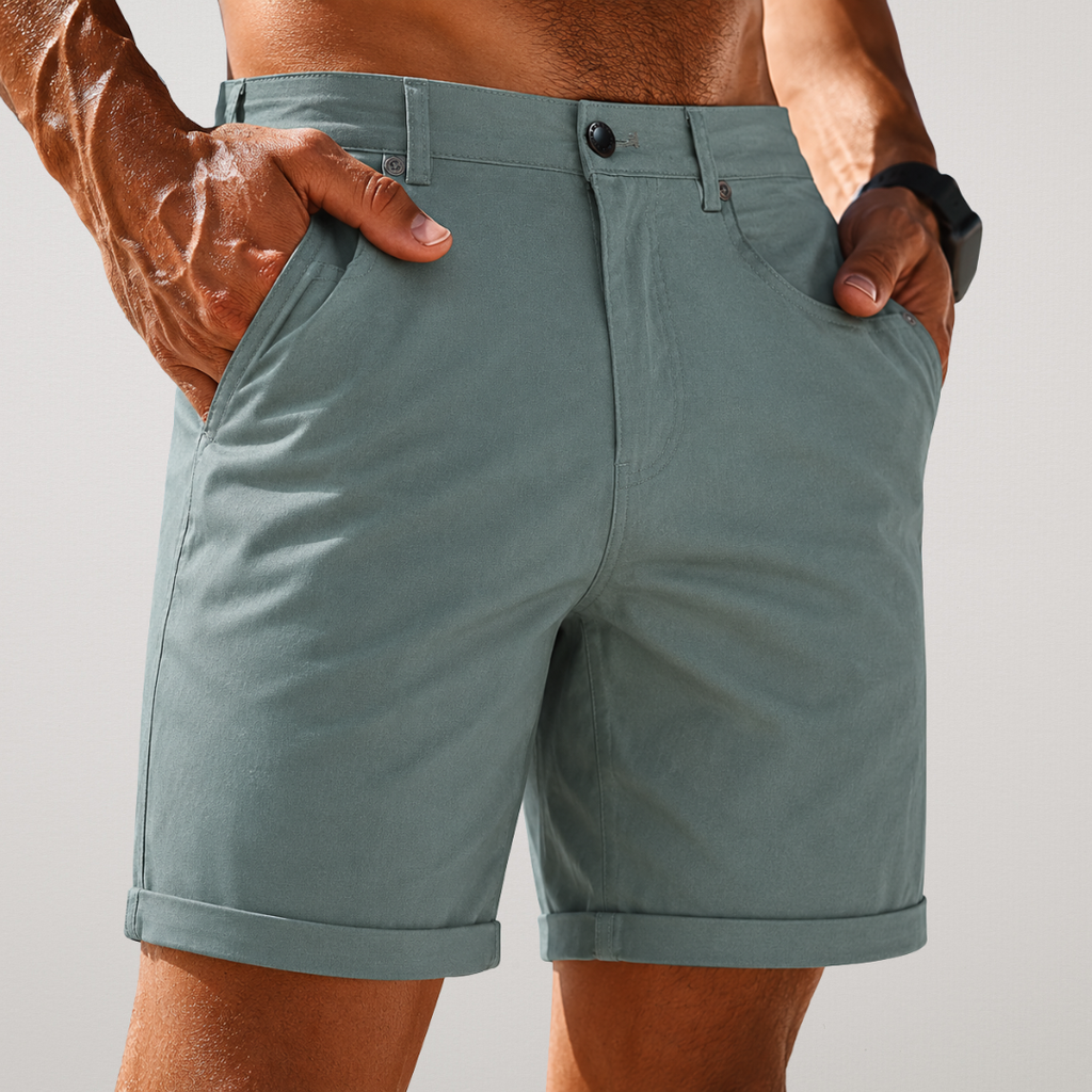 Zeffiro | Tailored Cotton Chino Shorts for Smart Summer Days