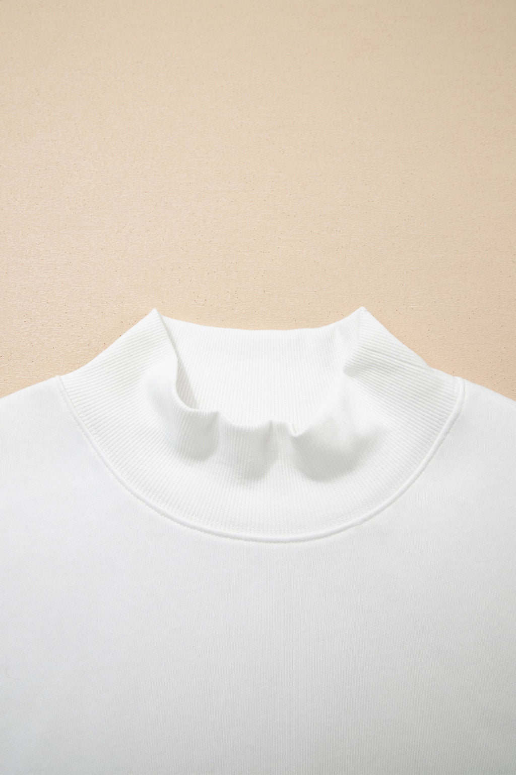 Danae | Mock Neck Cap Sleeve Relaxed Top for Everyday Layering