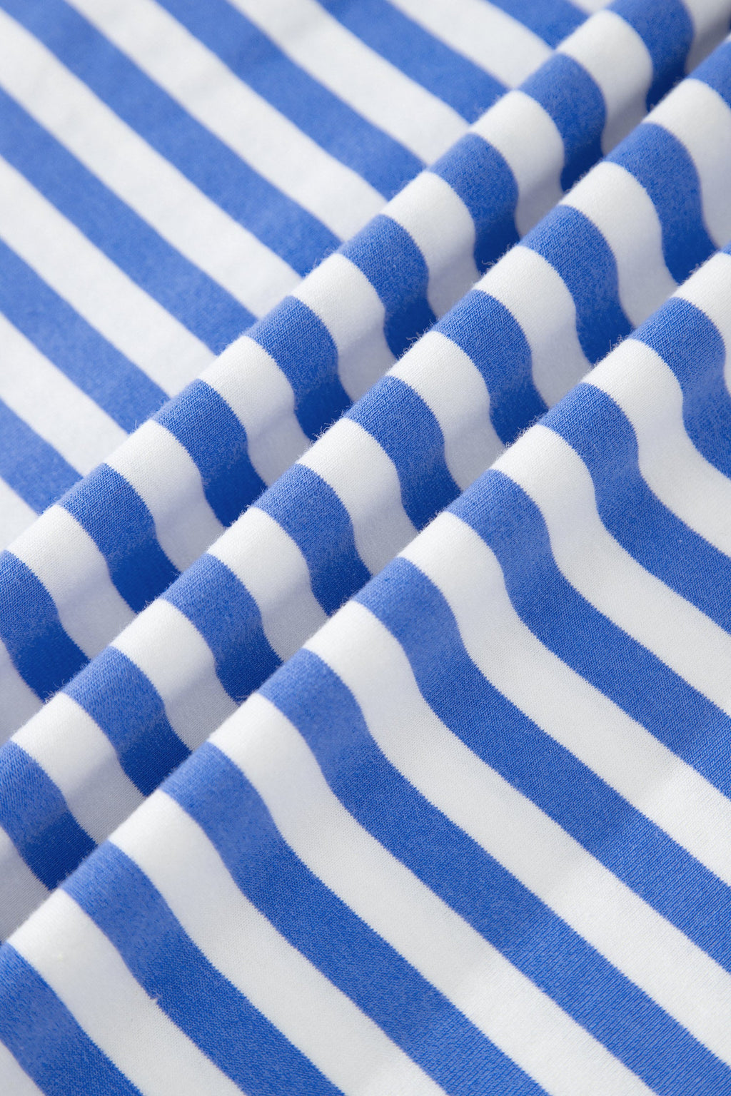 Lucienne | Striped Crewneck Tee and Knot Front Shorts Two Piece Set