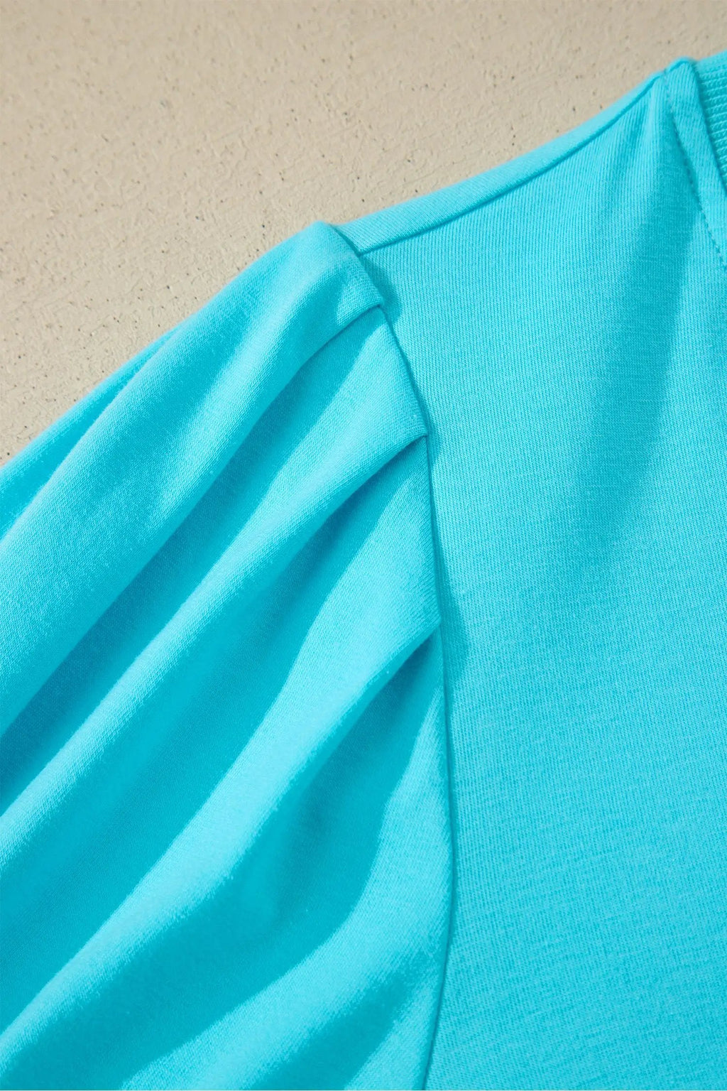 Willa | V Neck Puff Sleeve Blouse in a Clean Solid Finish