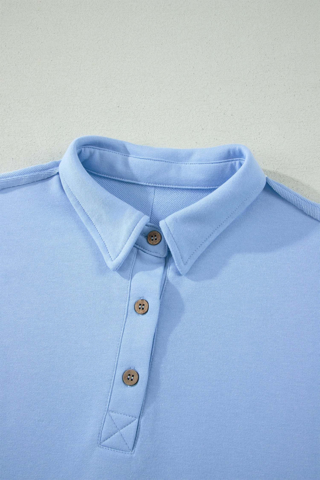 Serafina | Collared Polo Tee and Elastic Waist Shorts Two Piece Set