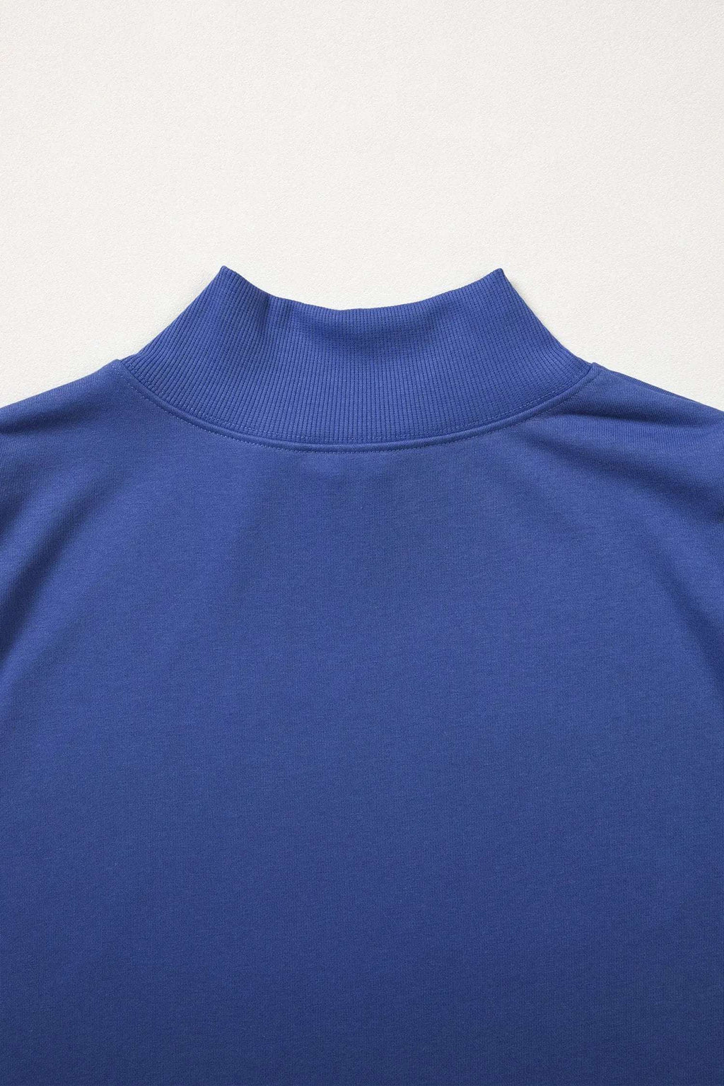 Danae | Mock Neck Cap Sleeve Relaxed Top for Everyday Layering