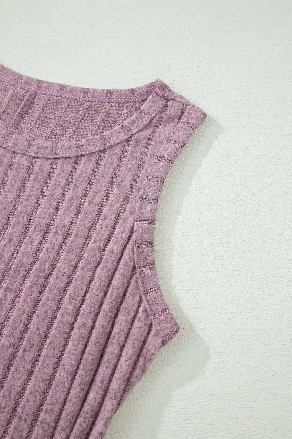 Noelia | Ribbed Mineral Washed Slim Fit Tank Top for Layering