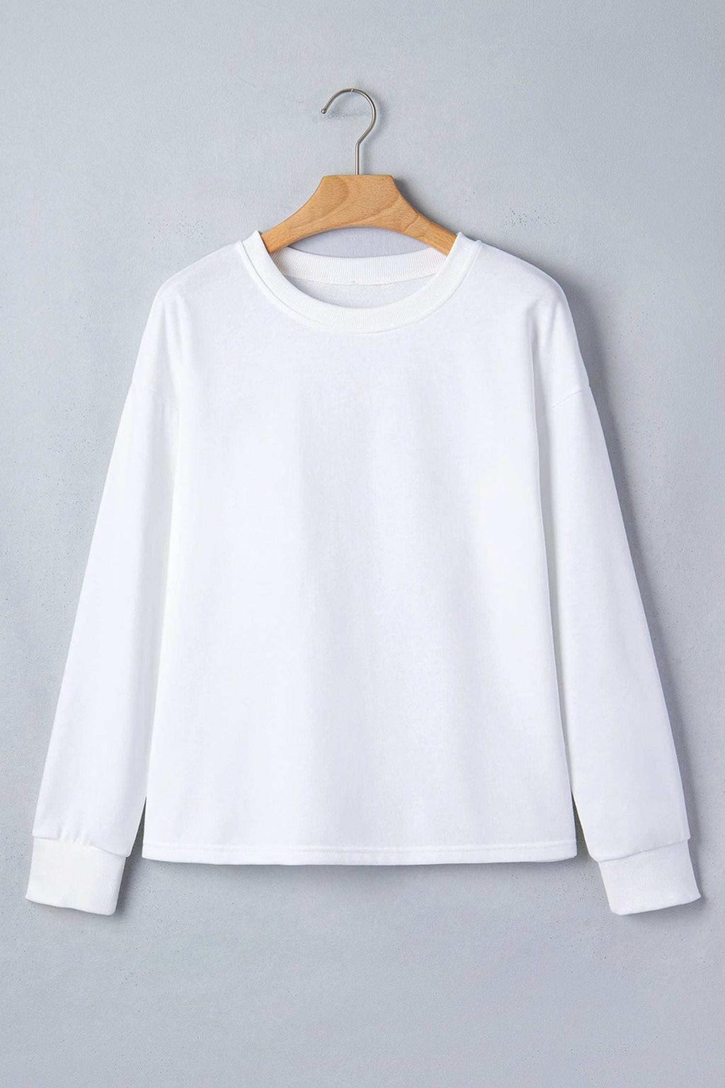 Brienne | Dropped Shoulder Long Sleeve Top with Relaxed Drape