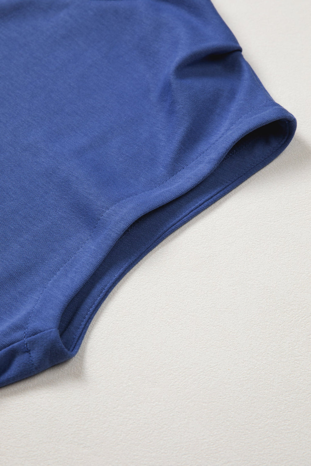 Danae | Mock Neck Cap Sleeve Relaxed Top for Everyday Layering